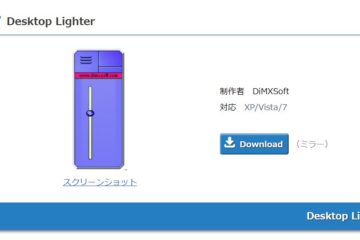 windowsで画面を暗くするツール